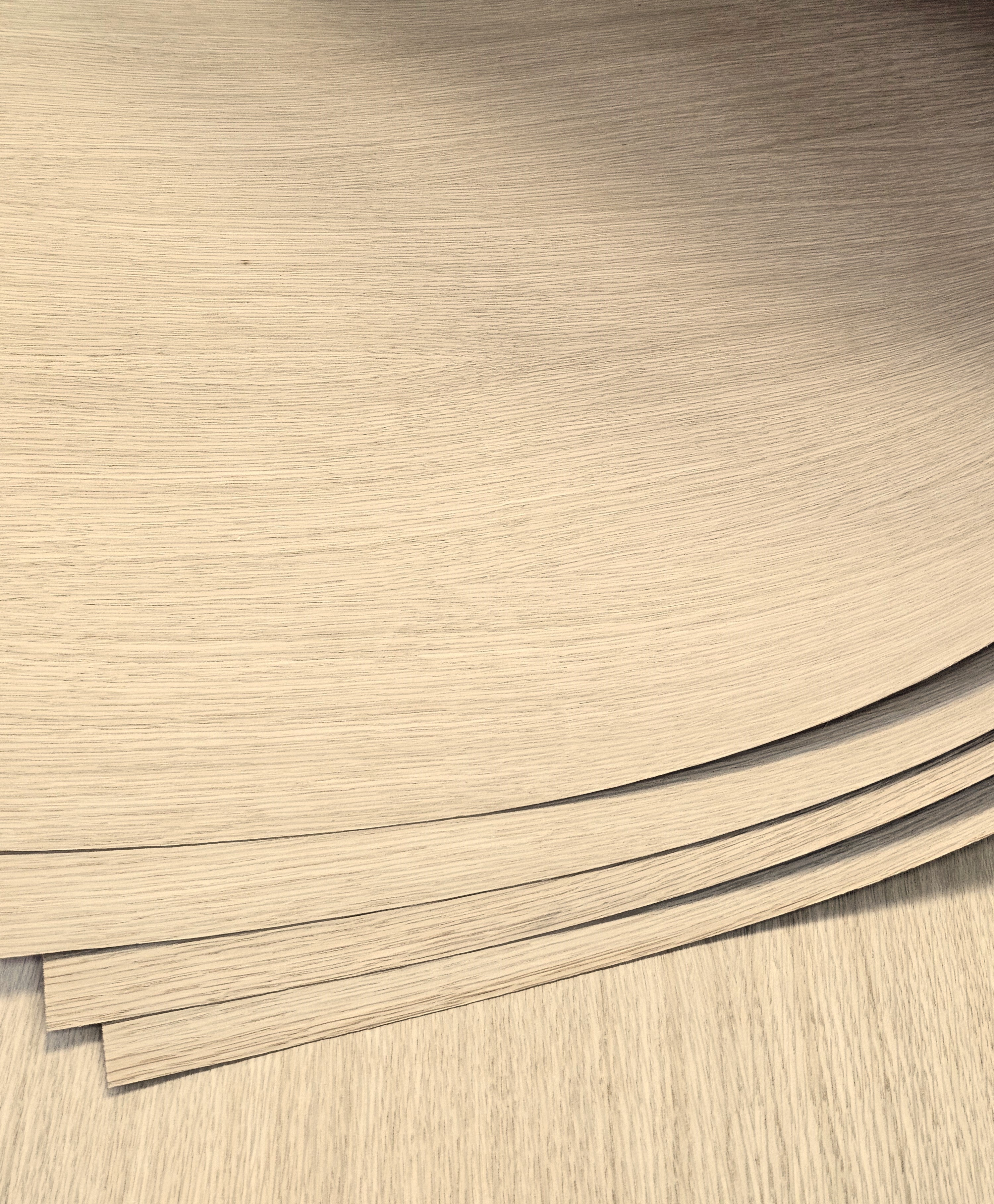 AMERICAN WHITE OAK WOOD VENEER SHEET, UNGLUED, MEMBRANE BACKED FLEXI VENEER 3050mm x 610mm (10'x2')